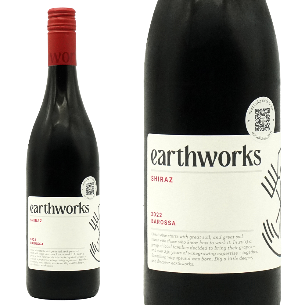 アースワークス バロッサ シラーズ 2022 アースワークス(ヒルスミスグループ) シラーズ種 オーストラリア サウスオーストラリア州 GIバロッサ