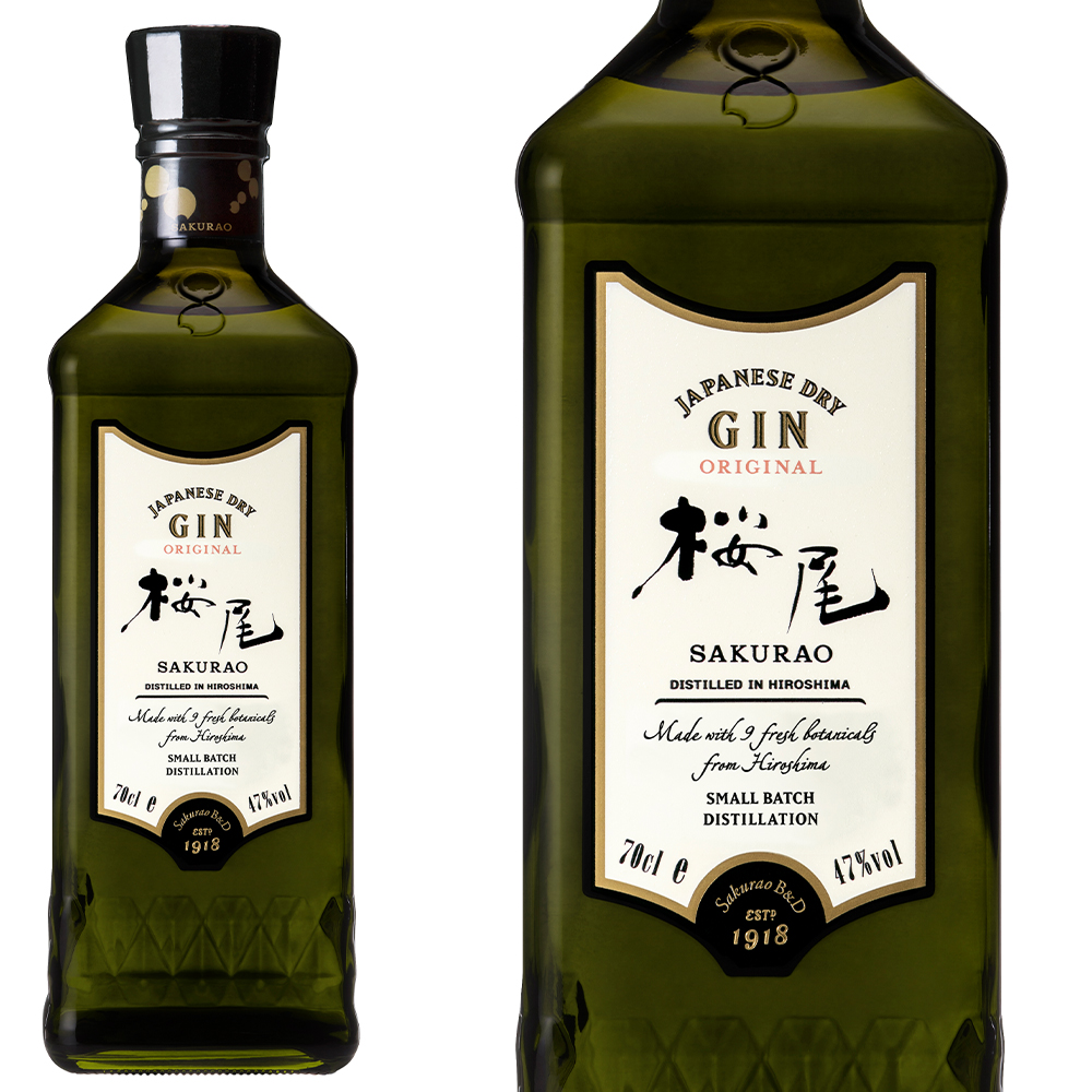 【正規品】桜尾 ジン オリジナル ジャパニーズ ドライ ジン 700ml 47％