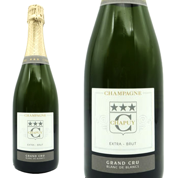 シャピュイ グラン クリュ 特級 エクストラ ブリュット ブラン ド ブラン シャンパーニュ AOC ブラン ド ブラン 正規代理店輸入品
