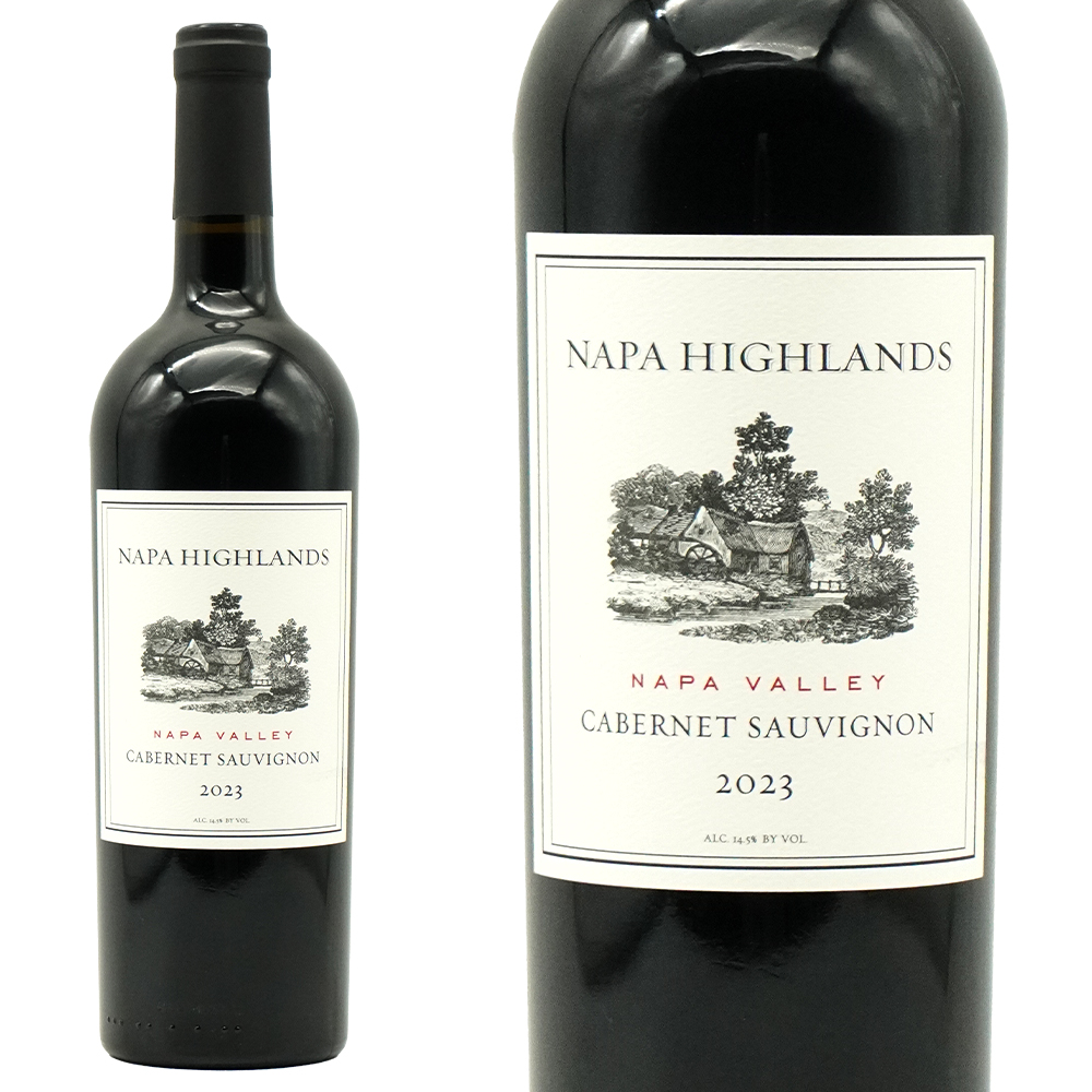 ナパ ハイランズ カベルネ ソーヴィニヨン ナパ ヴァレー 2023 ナパ ハイランズ フレンチオーク樽＆アメリカンオーク樽で驚異の20ヶ月熟成 赤