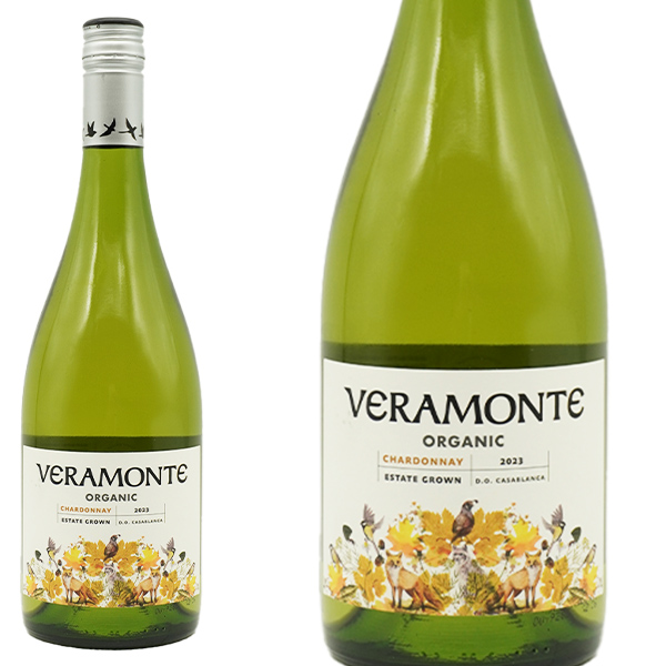 ベラモンテ オーガニック シャルドネ 2023 自然派 ビオロジック ビニェードス ヴェラモンテ D.O.コルチャグア ヴァレー チリ 白 750ml
