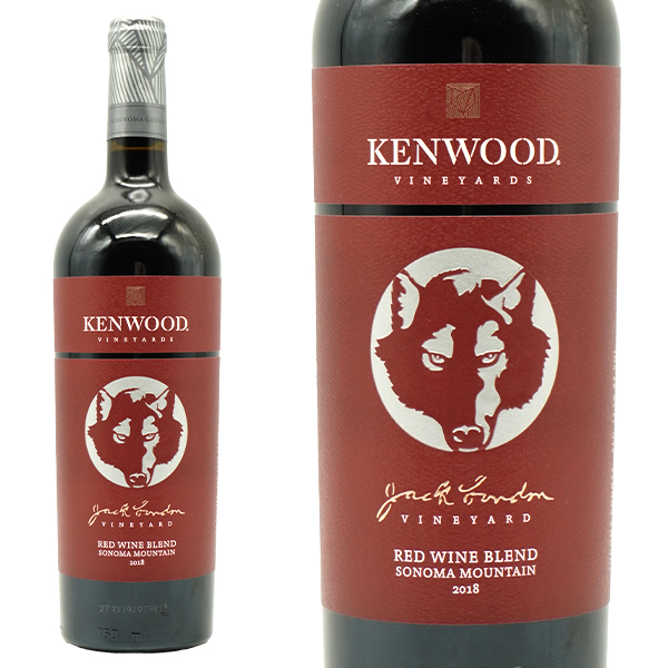 【正規品】ケンウッド ヴィンヤーズ ジャック ロンドン ソノマ マウンテン レッド ワイン ブレンド 2018 750ml 14.5%
