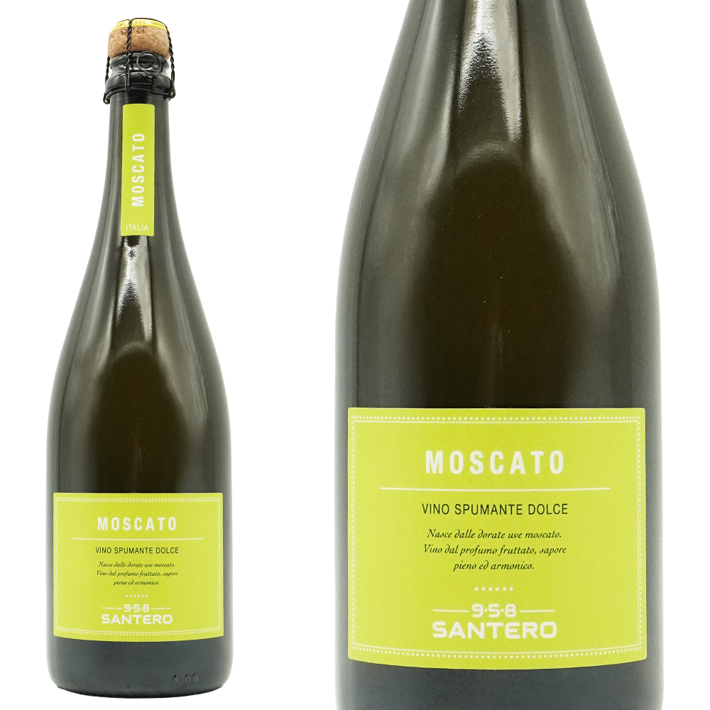 サンテロ モスカート スプマンテ 750ml 白 甘口 スパークリングワイン Alc6.5％