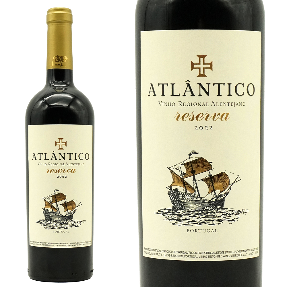 アトランティコ レゼルヴァ ティント 2022 オーク樽熟成 アレクシャンドレ レウヴァス元詰 アルコール度数14％ サクラワインアワード金賞受賞