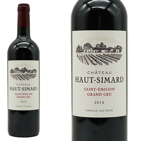 シャトー オー シマール 2014 サンテミリオン最高峰のシャトー オーゾンヌの当主アラン ヴォーティエ家が所有するもう一つのシャトー 10年熟成品