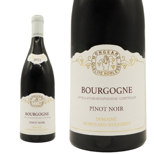 ブルゴーニュ ピノ ノワール[2021]年 蔵出し品 手摘み100％ ドメーヌ モンジャール ミュニュレ元詰 AOCブルゴーニュ ピノ ノワール