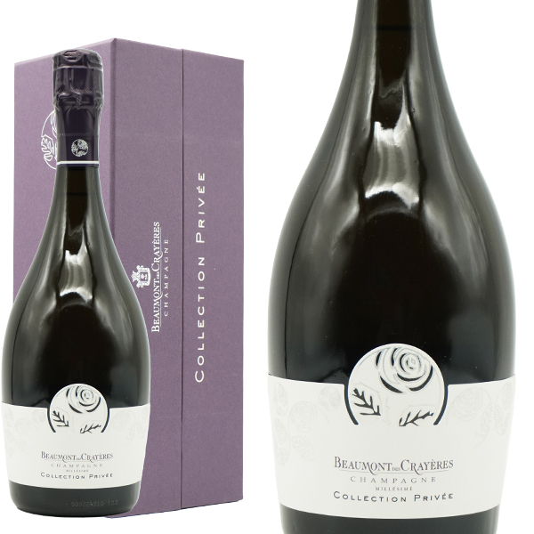 【豪華箱入】ボーモン デ クレイエール シャンパーニュ コレクシオン プリヴェ ブリュット ナチュール ミレジム 2009 豪華ギフトボックス入り