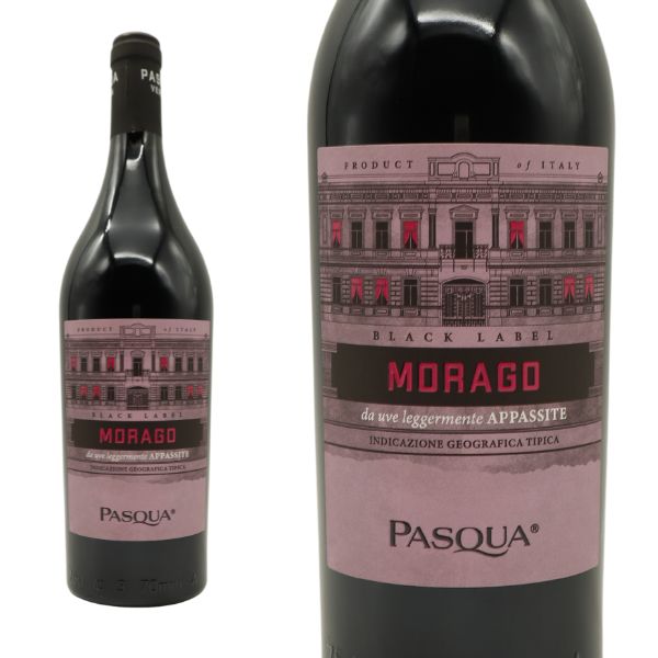 パスクア ブラックラベル モラゴ ロッソ ヴェネト アパッシメント赤[2021]年 数量限定輸入品 パスクア社 オーク樽100％熟成