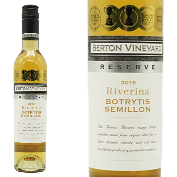バートン ヴィンヤーズ リザーブ ボトリティス セミヨン 2019 トリプル金賞受賞 G.I.リヴァリーナ 白 極甘口 Alc10.5% 375ml