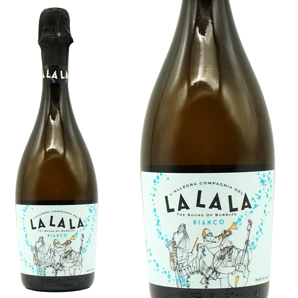 ラララ  スプマンテ ビアンコ テッレ チェヴィコ社 イタリア エミリア ロマーニャ 白 やや辛口 スパークリングワイン 750ml 10.5％