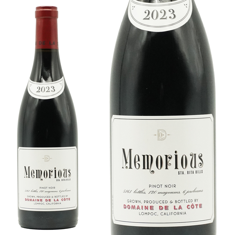 ドメーヌ ド ラ コート メモリアス ピノ ノワール サンタ リタ ヒルズ 2023 ドメーヌ ド ラ コート元詰 アメリカ カリフォルニア