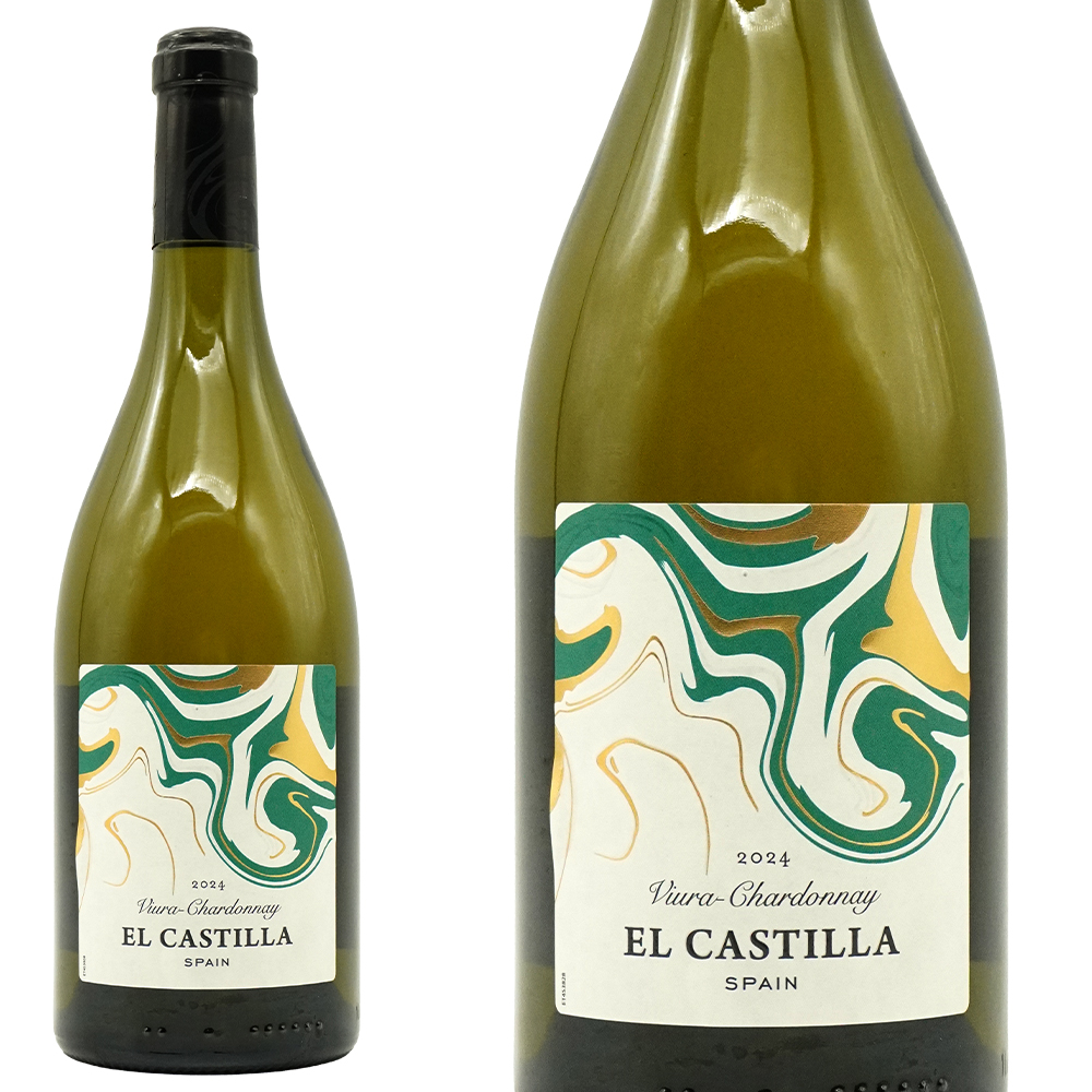 エル カスティーリャ ブラン (ヴィウラ&シャルドネ) 2024 レ グラン シェ ド フランス 13% スペイン 白 辛口 フルボディ 重厚瓶