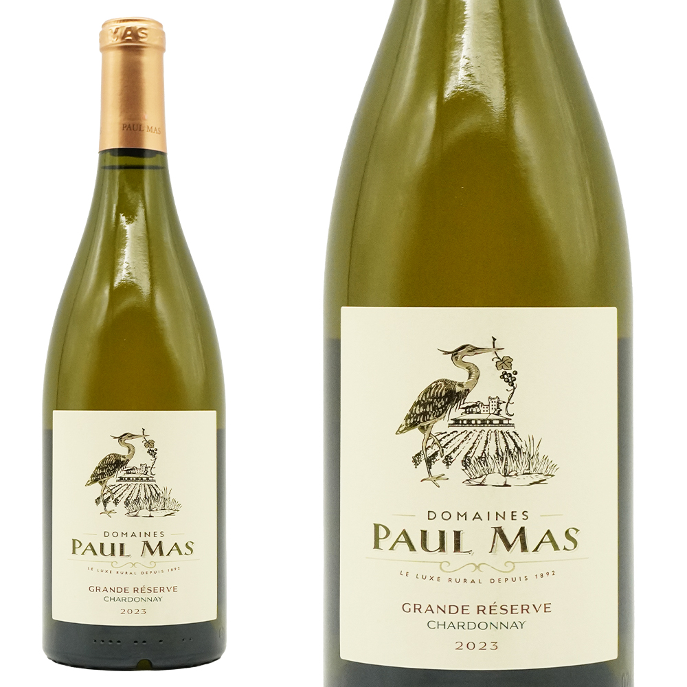 ドメーヌ ポール マス グランド レゼルヴ シャルドネ 2023 ドメーヌ ポール マス元詰 フランス ラングドック ルーション I.G.Pペイ ドック ワイン 白【eu_ff】