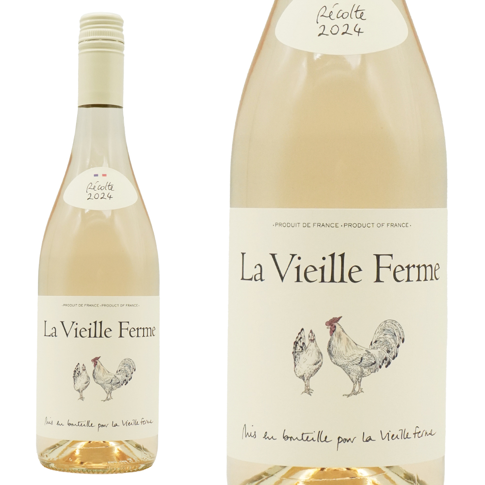 ラ ヴィエイユ フェルム ロゼ 2024 AOCヴァントゥー シャトー ボーカステルのペラン家 (にわとりラベル) フランス ロゼ 辛口 ワイン 750ml