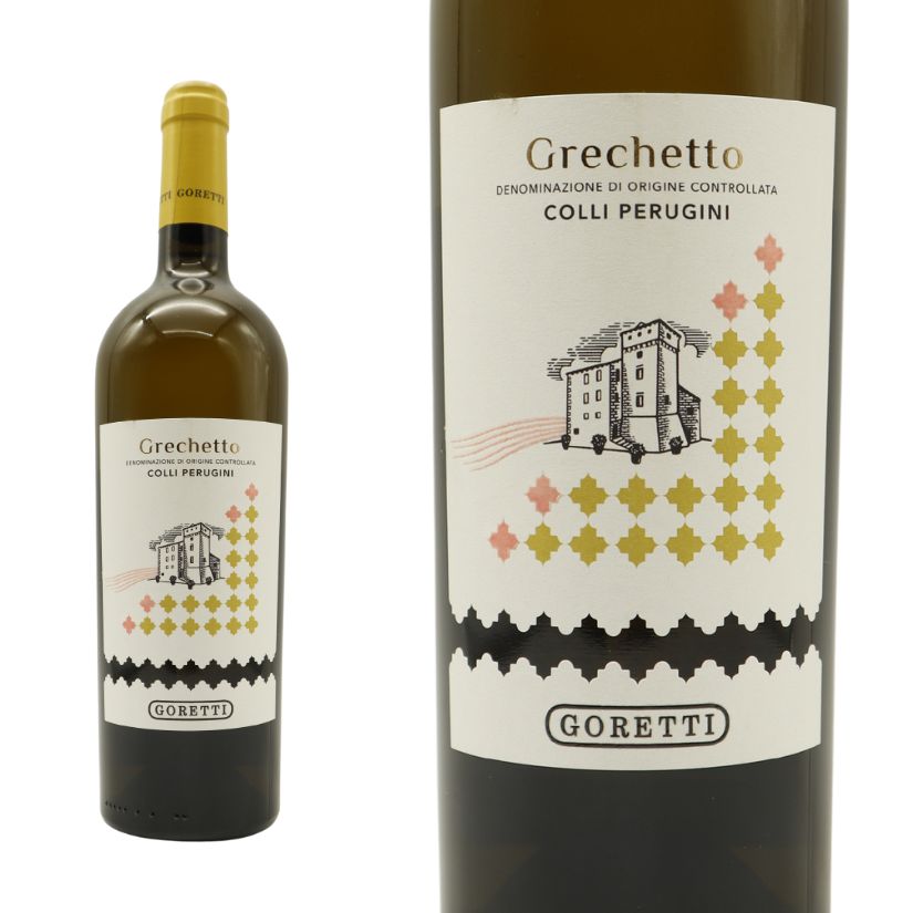 コッリ・ペルジーニ・グレケット 2022年 カンティーナ・ゴレッティ DOCコッリ・ペルジーニ・グレケット （白ワイン・イタリア）