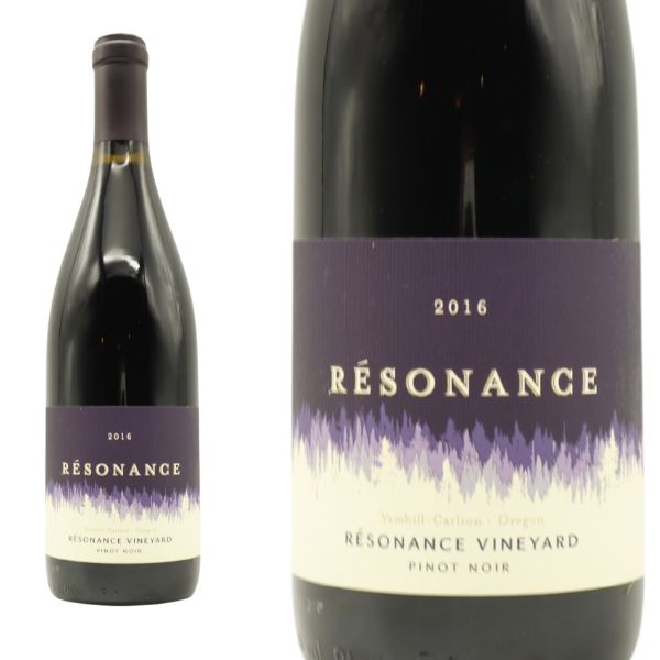 レゾナンス ヴィンヤード ピノ ノワール[2016]年 オレゴン州 ウィラメット ヴァレー AVAヤムヒル カールトン ディストリクト 自然派