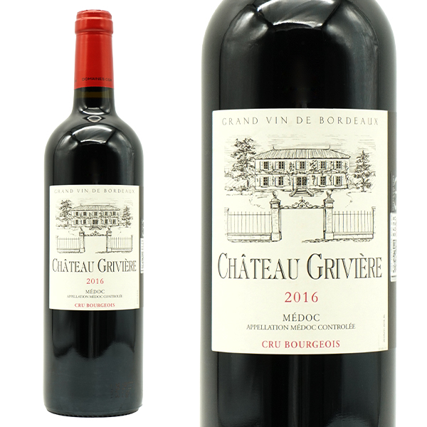 シャトー グリヴィエール 2016 AOCメドック クリュ ブルジョワ CGR社セラー蔵出し シャトー元詰 限定品 赤 辛口 フルボディ