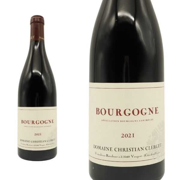 ブルゴーニュ ルージュ[2021]年 ドメーヌ クリスチャン クレルジェ元詰 AOCブルゴーニュ ピノ ノワール 自然派 ビオロジック12ヶ月熟成
