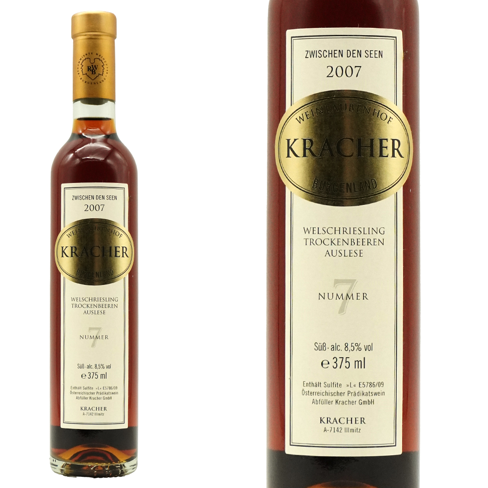 クラッハー コレクションNo.7 ウェルシュ リースリング トロッケンベーレンアウスレーゼ ツヴァイシェン デン ゼーン 2007 アロイス クラッハー