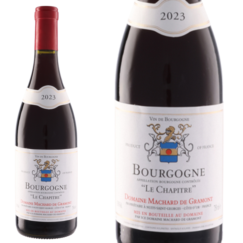 ブルゴーニュ  ル シャピトル  ピノ ノワール 2023 ドメーヌ マシャール ド グラモン元詰 AOCブルゴーニュ ピノ ノワール