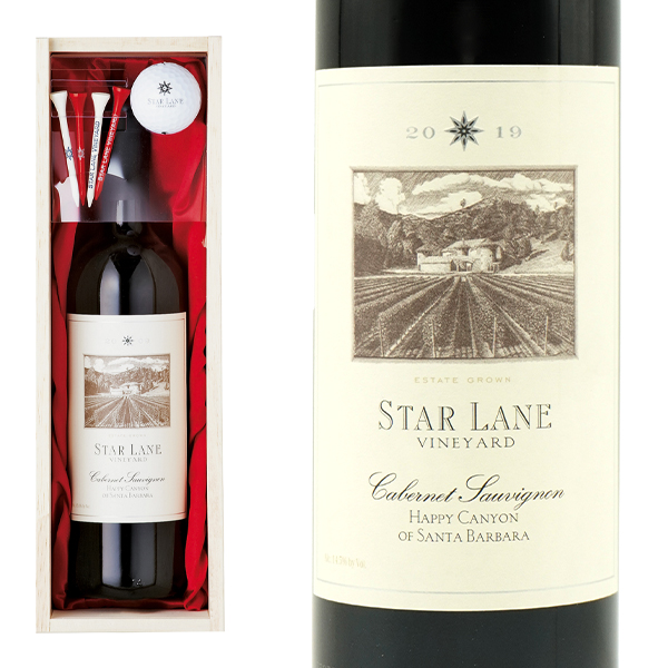 【木箱入】スターレーン ヴィンヤード カベルネ ソーヴィニヨン ハッピー キャニオン オブ サンタ バーバラ 2019 &ゴルフギフトセット