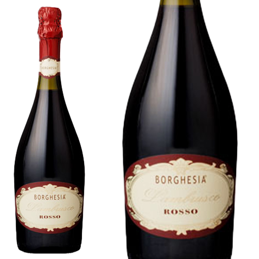 ランブルスコ ロッソ ファンタジア NV(赤)微発泡(赤のスパークリングワイン) ボルゲシア やや甘口 IGTランブルスコ ロッソ