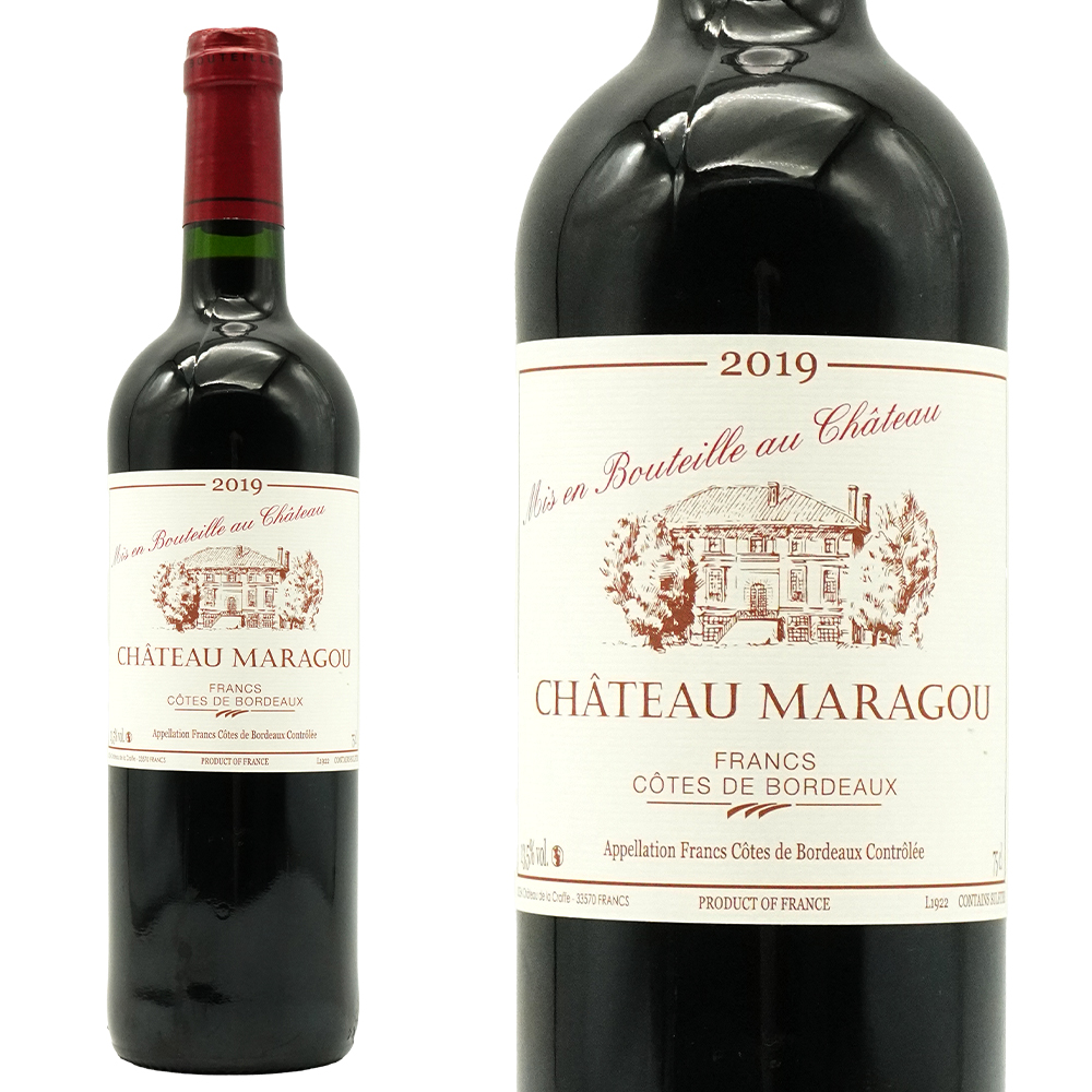 シャトー マラグー 2019 シャトー元詰 AOCフラン コート ド ボルドー 飲み頃7年熟成作品 赤 辛口 フルボディ