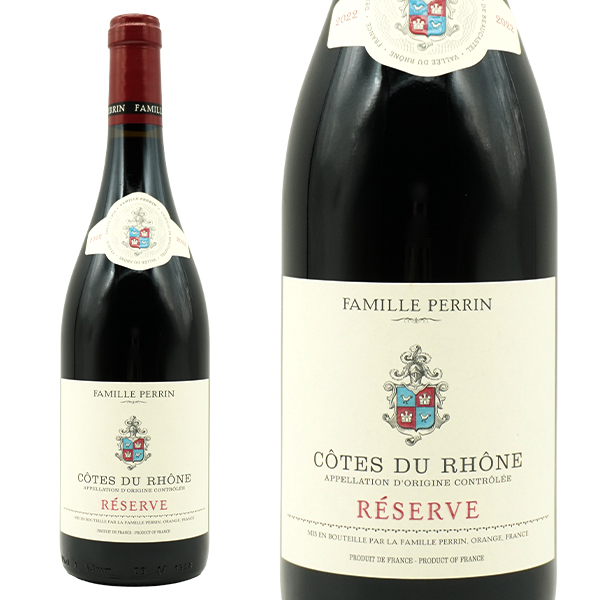 コート デュ ローヌ レゼルヴ ルージュ 2022 ファミーユ ペラン ペラン家 正規 赤ワイン ワイン 辛口 ミディアムボディ 750ml