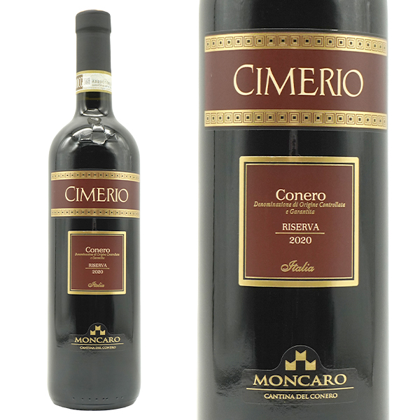 モンカロ チメリオ ロッソ コーネロ・リゼルヴァ 2020年 （赤ワイン・イタリア）