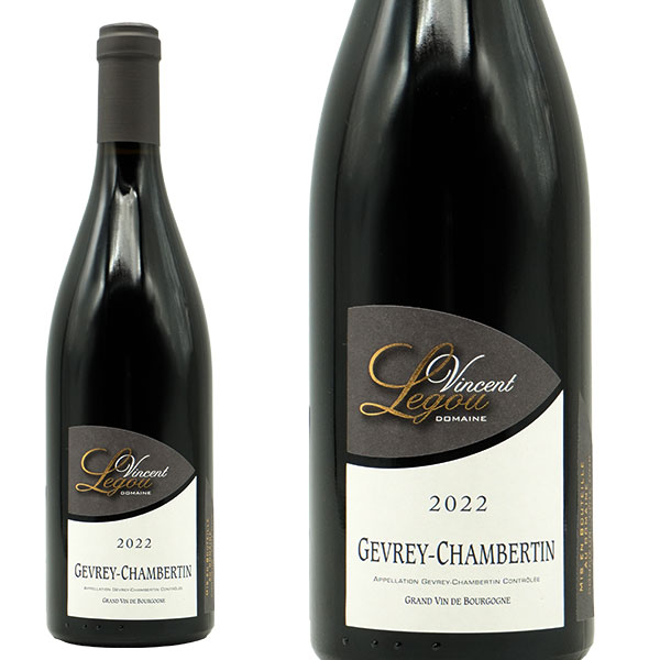 ジュヴレ シャンベルタン 2022 蔵出し限定作品 オーク樽驚異の16ヶ月熟成 ドメーヌ ヴァンサン ルグー元詰 自然派 ビオロジック 赤 辛口