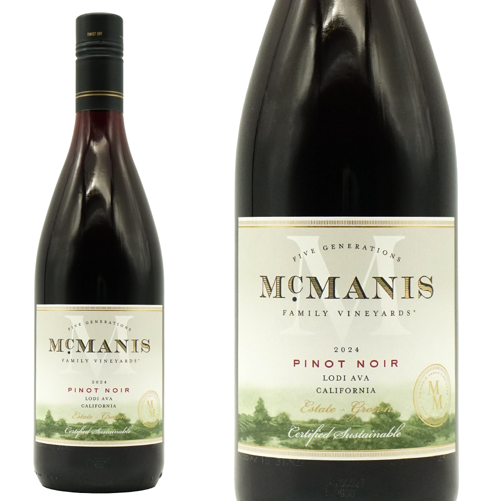 マックマニス ファミリー ヴィンヤーズ ピノ ノワール ロダイ カリフォルニア 2024 アメリカ ロダイ 赤 辛口 フルボディ 750ml
