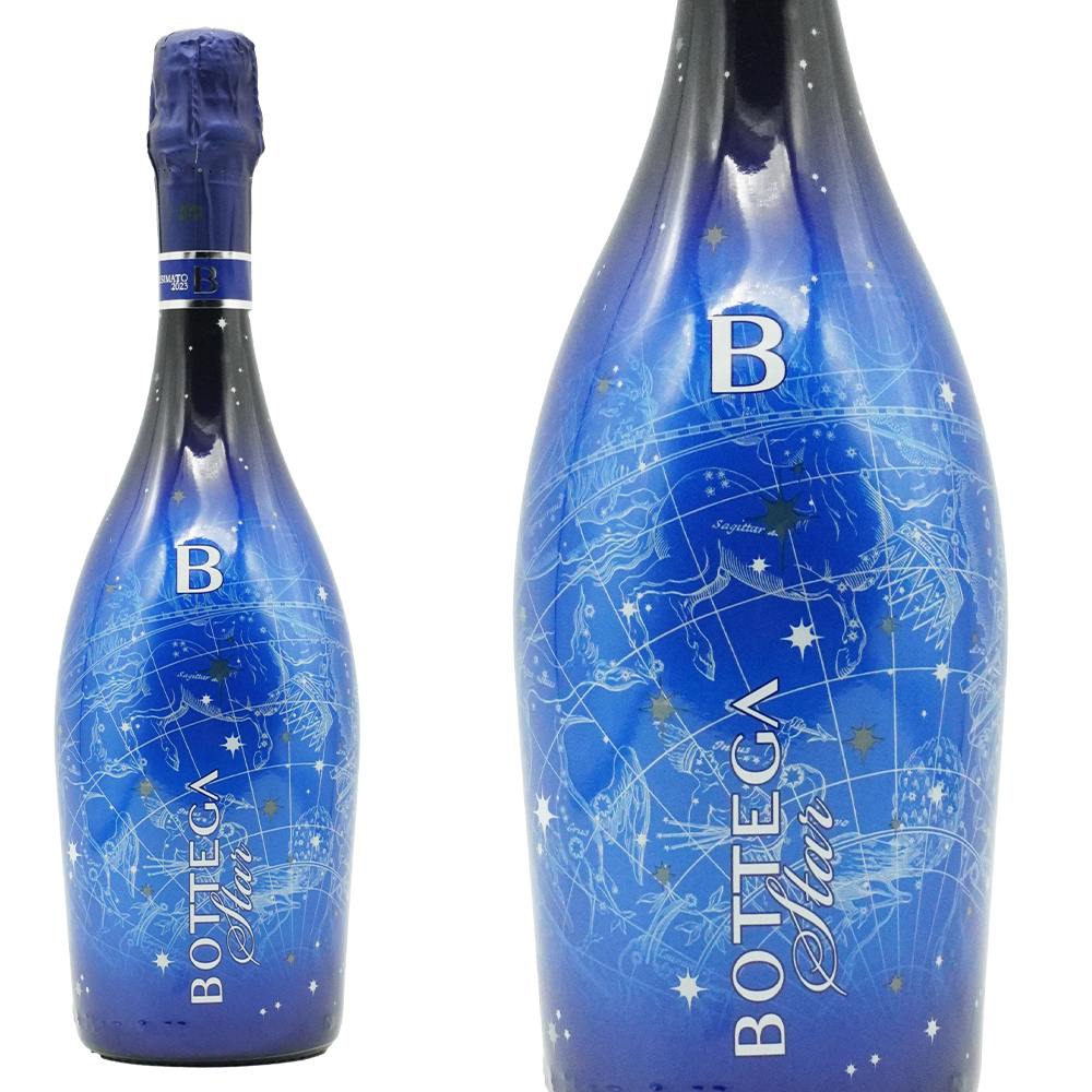 ボッテガ スター（ブルースター） スプマンテ ビアンコ エクストラ ドライ ミレジマート 2023 (LEDライト ボトル)