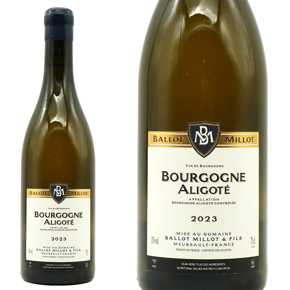 ブルゴーニュ アリゴテ 2023 ドメーヌ バロ ミヨ元詰(16代目当主 シャルル バロ家) AOCブルゴーニュ アリゴテ 13％ ロウ封印キャップ