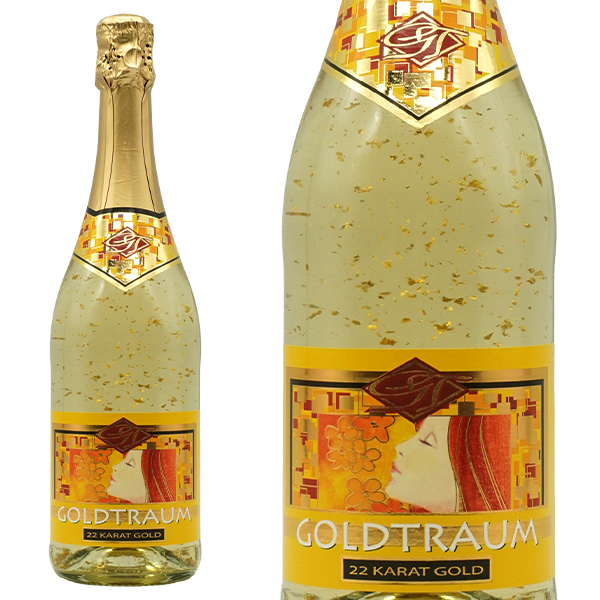 ゴールド トラウム ゴールド スパークリング ホワイト 金箔入り ペーター フライムート イン ツェル
