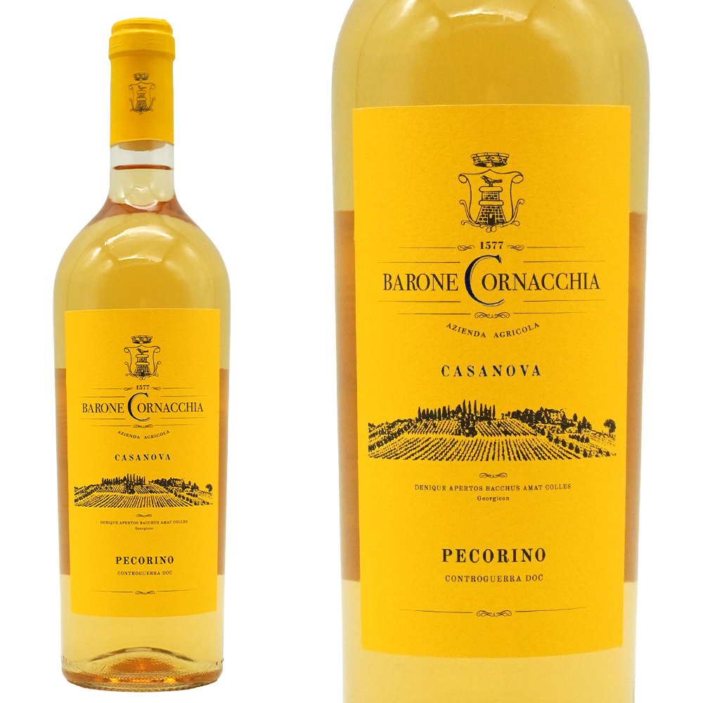 コントログエッラ ペコリーノ 2024年 バローネ・コルナッキア 750ml （イタリア 赤ワイン）14％