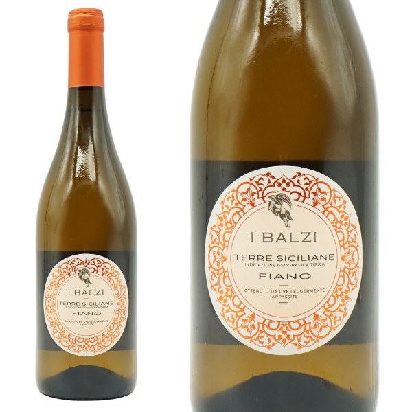 イ バルジ  フィアーノ テッレ シチリアーネ アパッシーテ(2023) ナターレ ヴェルガ 珍しいアパッシメント(陰干し)のフィアーノ種 辛口白