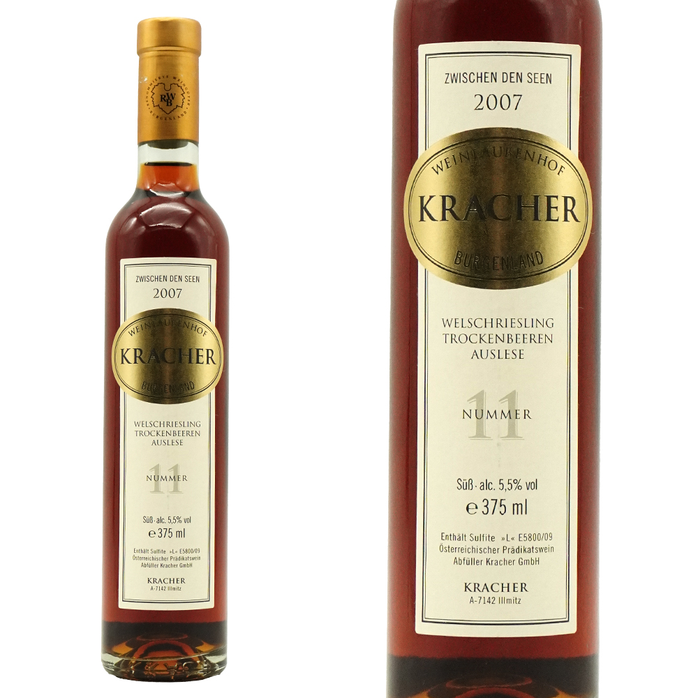 クラッハー コレクションNo.11 ウェルシュ リースリング トロッケンベーレンアウスレーゼ ツヴァイシェン デン ゼーン 2007 アロイス クラッハー