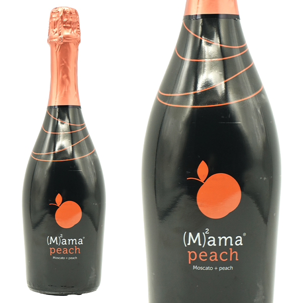 アリオネ ママ ピーチ 果肉入り やや甘口 6％ モスカート＆ピーチ＝高品質なマスカットブドウとピーチの果汁と果肉を使用 NV 750ml 微発泡