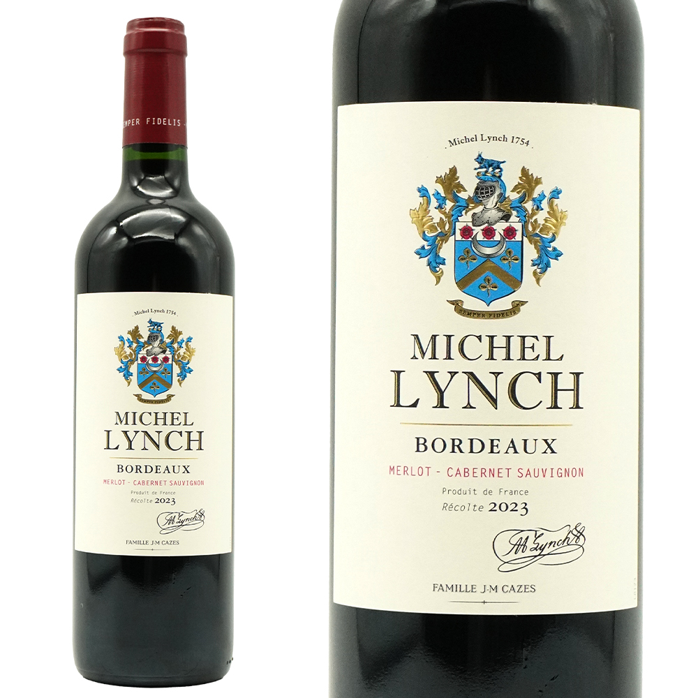ミッシェル・リンチ ボルドー メルロー＆カベルネ・ソーヴィニヨン 2023年 JMカーズ 750ml （フランス ボルドー 赤ワイン）