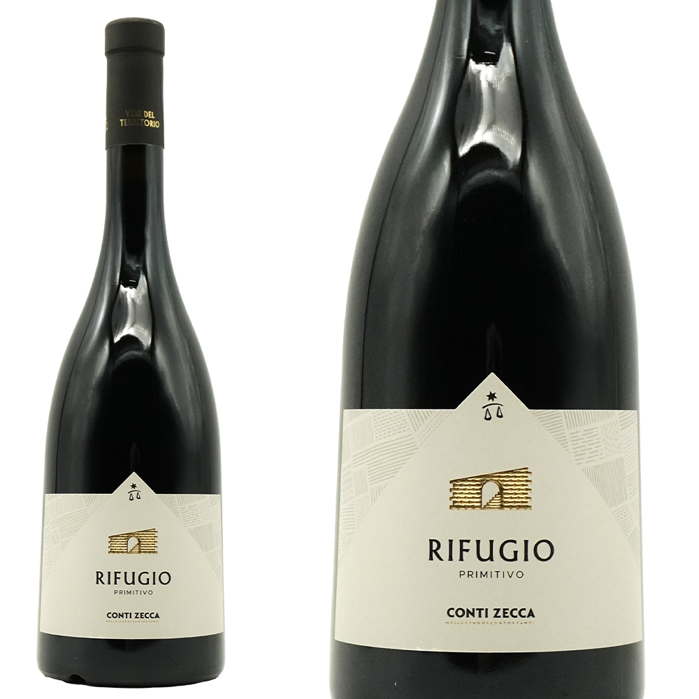 コンティ ゼッカ プリミティーヴォ 2023 ロッソ サレント IGT アジィエンダ アグリコーラ コンティ ゼッカ社元詰 (アルチビアデ ゼッカ伯爵家)