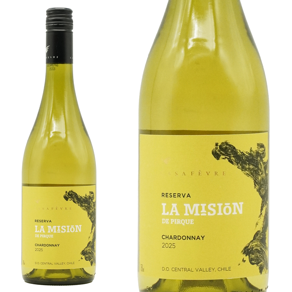 ラ ミシオン デ ピルケ シャルドネ レセルバ 2025 ヴィーニャ ウィリアム フェーヴル チリ D.O マイポ ヴァレー 白ワイン 750ml