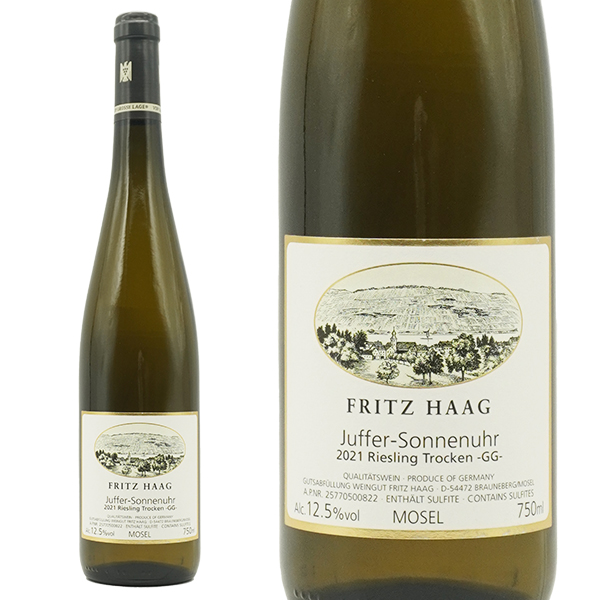 ブラウネベルガー ユッファー ゾンネンウーア グローセス ゲヴェックス リースリング トロッケン 2021 フリッツ ハーク家元詰