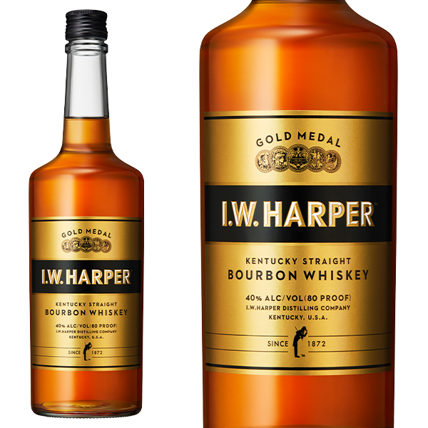 【正規品】 IW ハーパー ゴールドメダル ケンタッキー ストレート バーボン ウイスキー