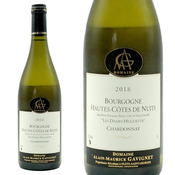 ブルゴーニュ オート コート ド ニュイ ブラン レ ダム ユグエット2018年 Dm アラン モーリス ガヴィネ元詰 白ワイン