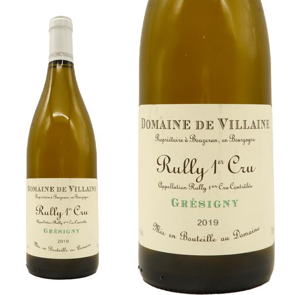 リュリー プルミエ クリュ 一級 グレズィニ ブラン 2019 ドメーヌ ド ヴィレーヌ元詰 自然派 ビオロジック ヴァン ナチュール