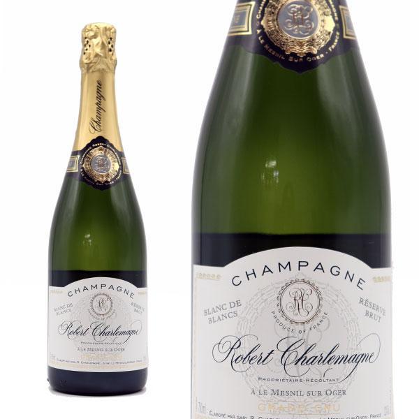 ロベール シャルルマーニュ シャンパーニュ グラン クリュ 特級 レゼルヴ 蔵出し品 ブリュット ブラン ド ブラン R.M 生産者元詰(ディディエ ドラヴィエ)