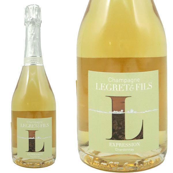 ルグレ エ フィス シャンパーニュ エクスプレシオン シャルドネ (ブラン ド ブラン) ブリュット ナチュール 蔵出し限定品 ルグレ家 透明ビン入り