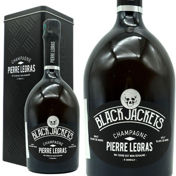 【豪華特製1本入ブラック缶ケース入り】ピエール ルグラ ブラック ジャケッツ ブリュット ブラン ド ノワール ミレジム 2015 ナンバー入り