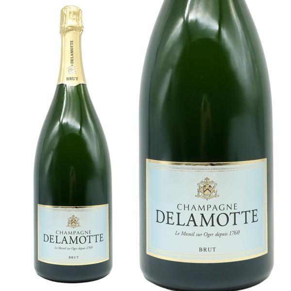 【大型ボトル】ドゥラモット シャンパーニュ ブリュット(ドゥラモット社) ル メニル シュール オジェ AOCシャンパーニュ 1500ml 辛口