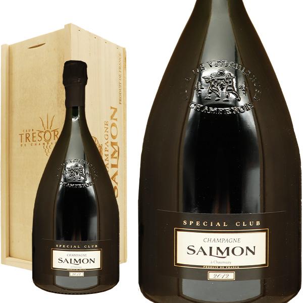 【大型マグナム】【豪華木箱入】サルモン シャンパーニュ ブリュット スペシャル クラブ ミレジメ 2012 ブリュット ノンドゼ 1500ml 正規品